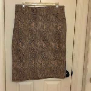 Jessica London NWOT stretch denim pencil skirt